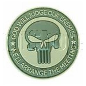 Punisher patch - gr�n