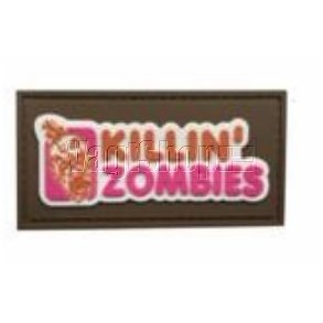 Killing Zombies PVC patch