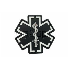 Medical Star of Life patch - sort/gr�