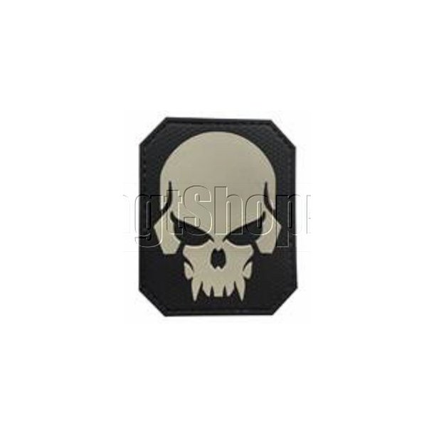 Pirate Skull patch - grå