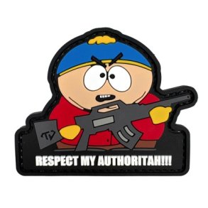 Respect my Authoritah!!! PVC patch