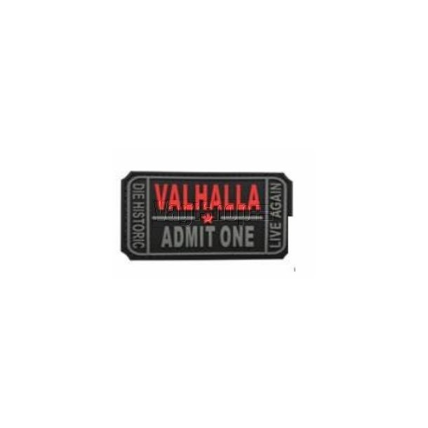 Valhalla Admit One PVC patch - sort