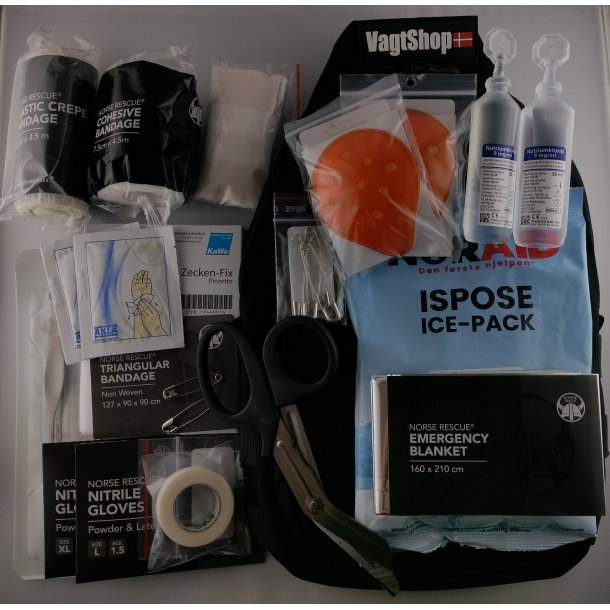 Doc's STOR f�rstehj�lps-/IFAK-taske med indhold (cross-body bag)