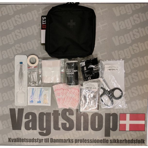 Indhold til LILLE f�rstehj�lps-/IFAK-pakke inkl. pouch