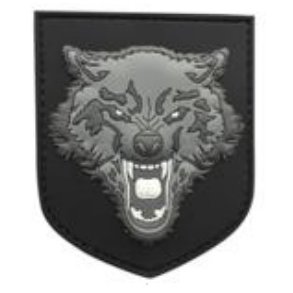 Wolf PVC patch - gr�