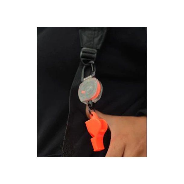 Key-Bak Whistle Safe med nøgleyoyo