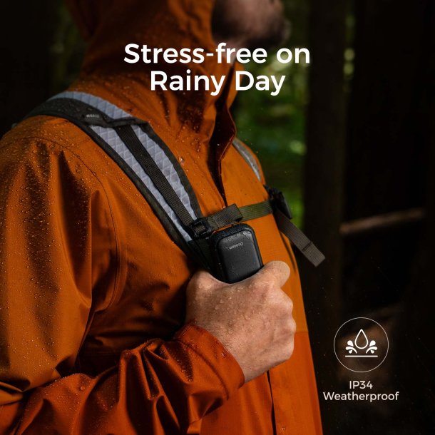 Ocoopa UT4-Young genopladelig hndvarmer - sort