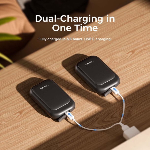 Ocoopa UT4-Young genopladelig hndvarmer - sort