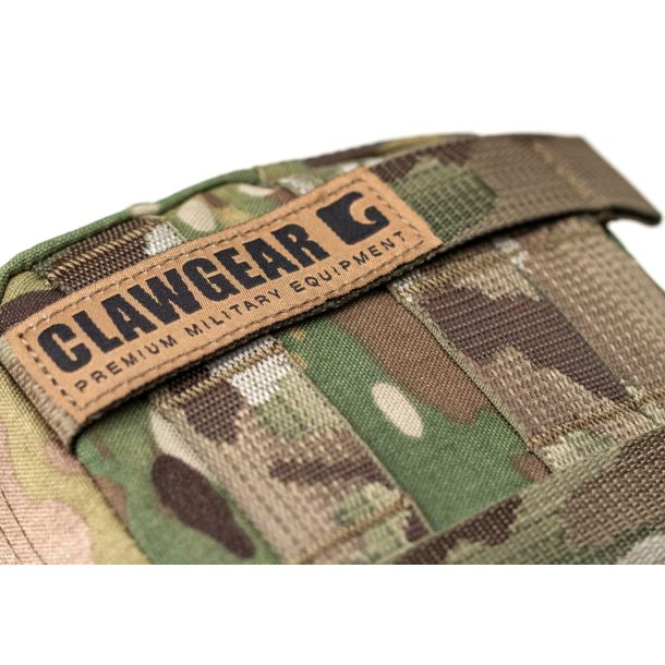 Clawgear Medium Horizontal Utility Pouch Zipped Core - multicam