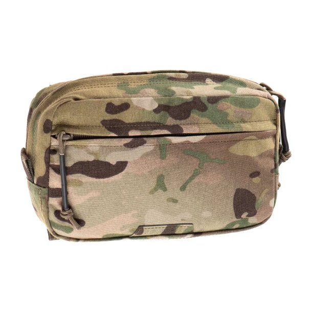 Clawgear Medium Horizontal Utility Pouch Zipped Core - multicam
