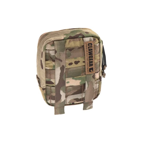 Clawgear Medium Vertical Utility Pouch Zipped Core - multicam