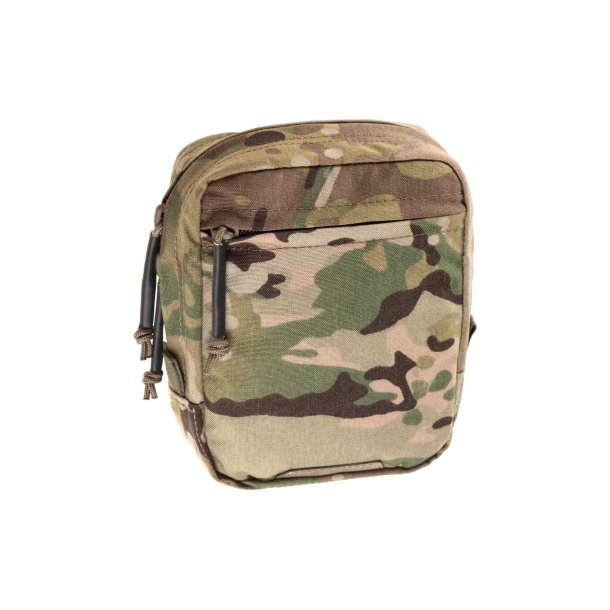 Clawgear Medium Vertical Utility Pouch Zipped Core - multicam