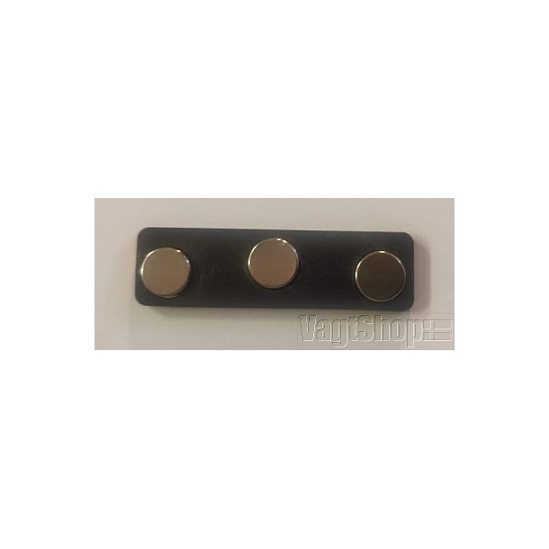 VAGT/SECURITY magnet pin - guld/sort
