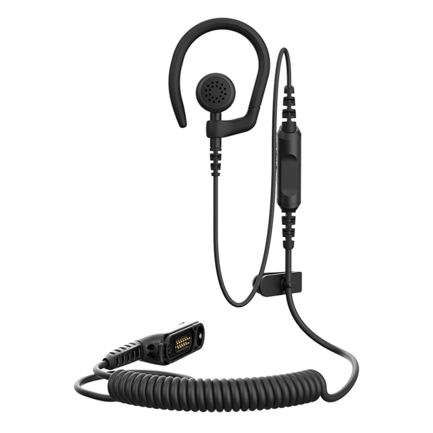 Motorola 1-Wire Single Ear Earbud with Removable Earhook