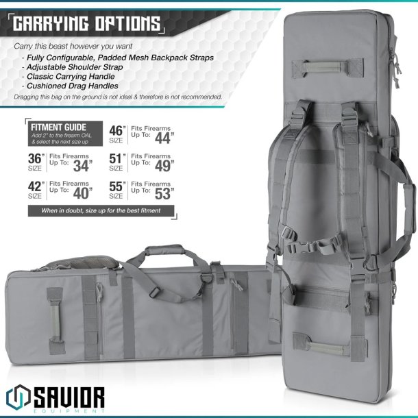 Savior Equipment Double Rifle Case 36