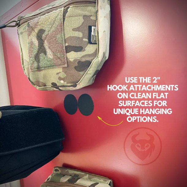 Militaur Ventilation Vest Hook Attachment - sort