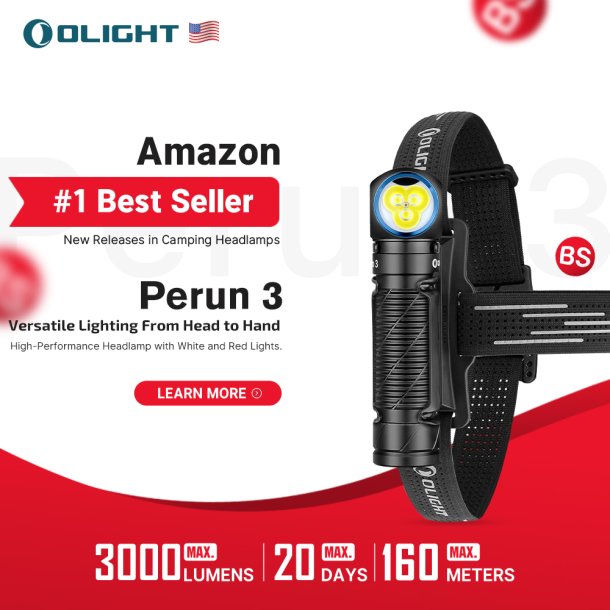 Olight Perun 3 - 3000 lumens