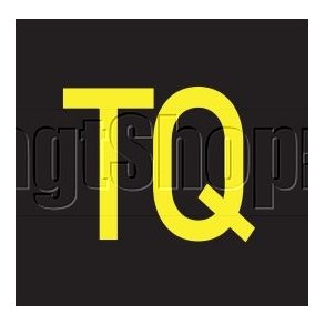 TQ velcropatch - gul skrift