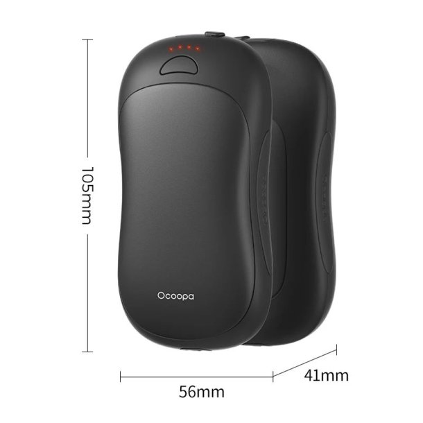 Ocoopa UT3 Pro genopladelig hndvarmer - sort
