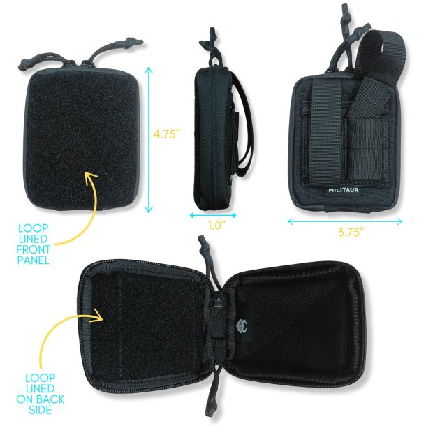 Militaur Mini Pouch med hook & Loop