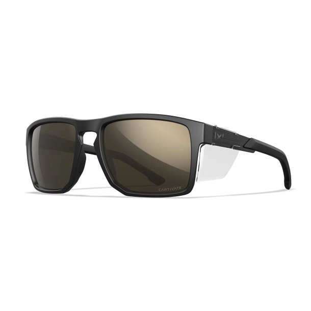 Wiley X Apex - Captivate Polaroid tungsten spejl glas, mat sort stel