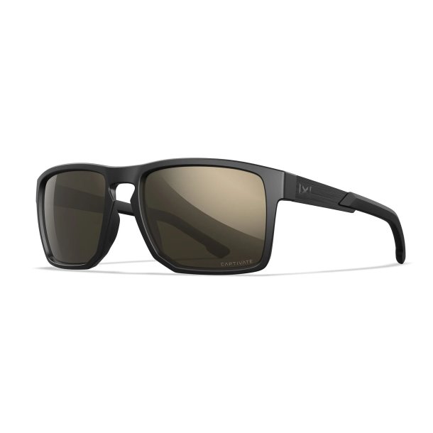 Wiley X Apex - Captivate Polaroid tungsten spejl glas, mat sort stel