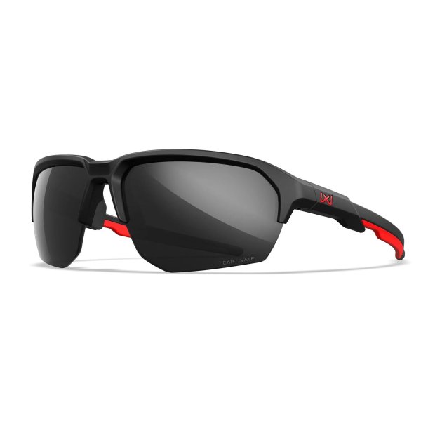 Wiley X JAKL American Sniper Signature Series - Captivate sort spejl glas, mat sort/rdt stel