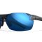 Wiley X Prime - Captivate Polaroid blt spejlglas, blankt transparent grt stel