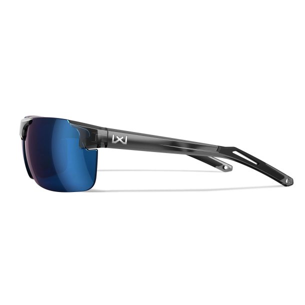 Wiley X Prime - Captivate Polaroid blt spejlglas, blankt transparent grt stel
